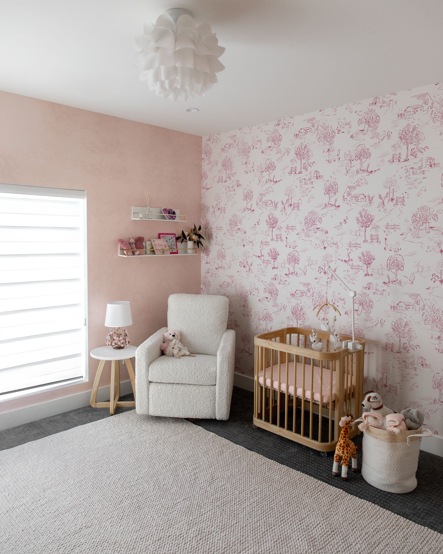 Light Pink Walls In Nursery