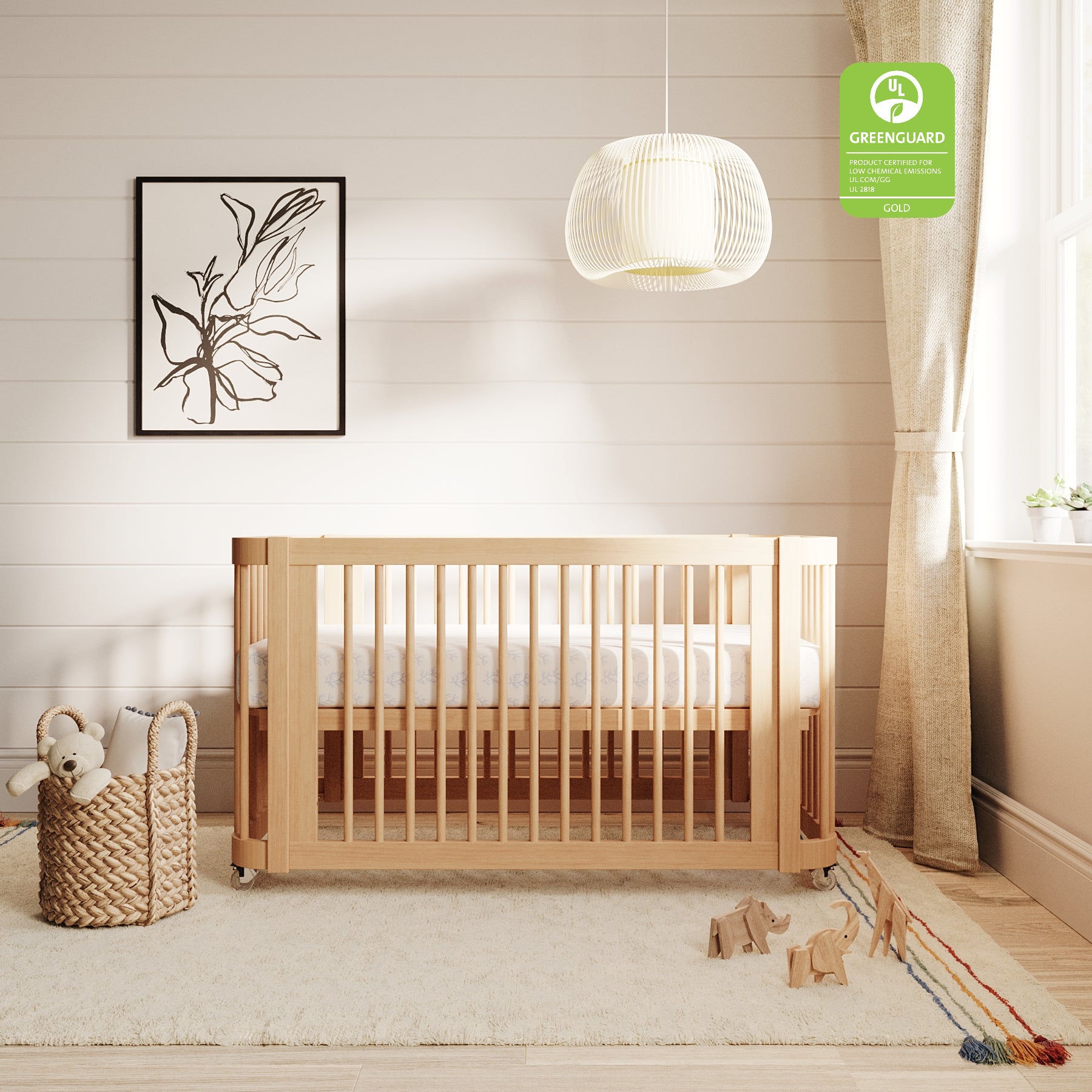 The Wave Crib, Convertible Crib To Toddler Bed