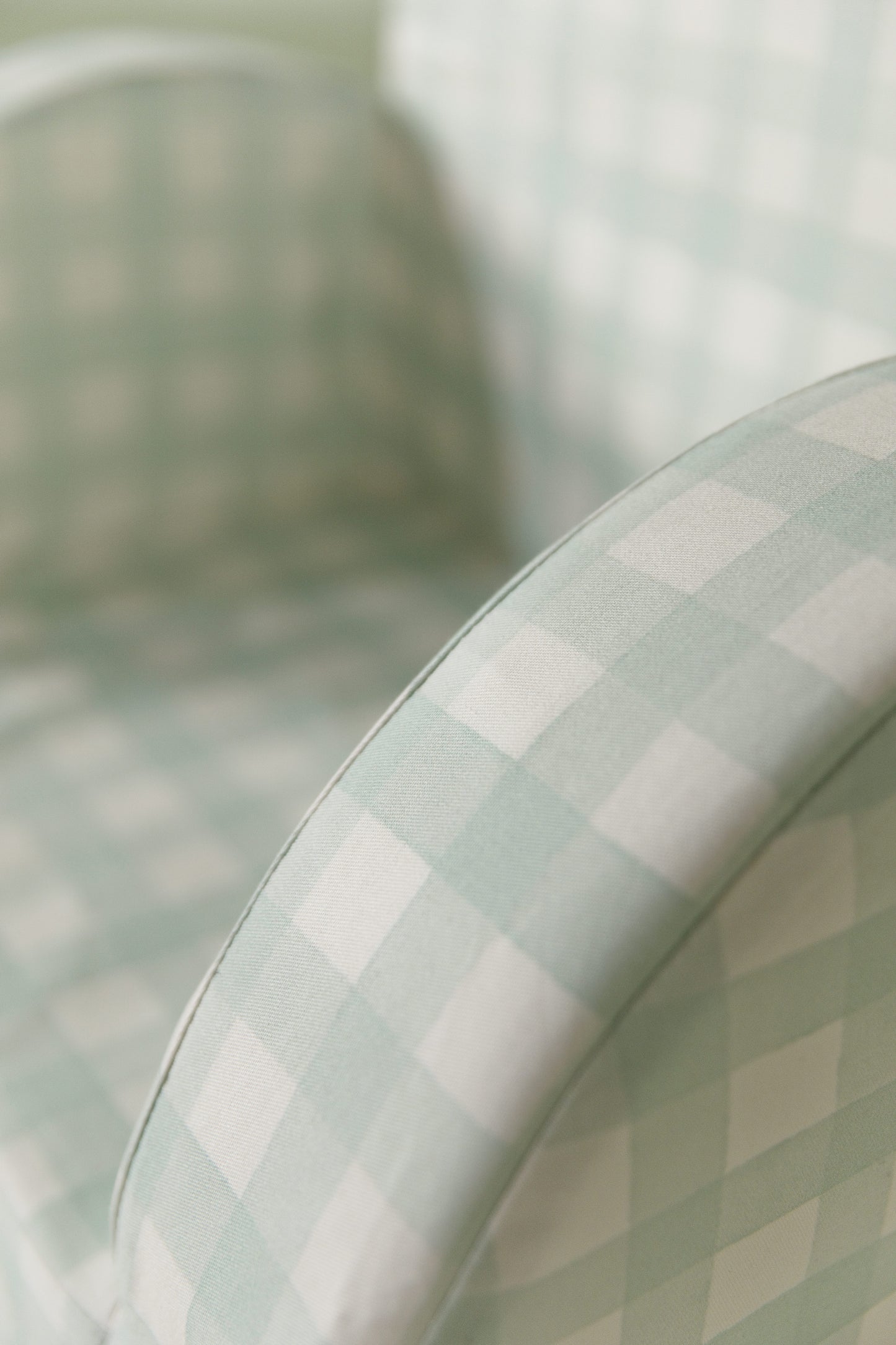 Gingham in Mint