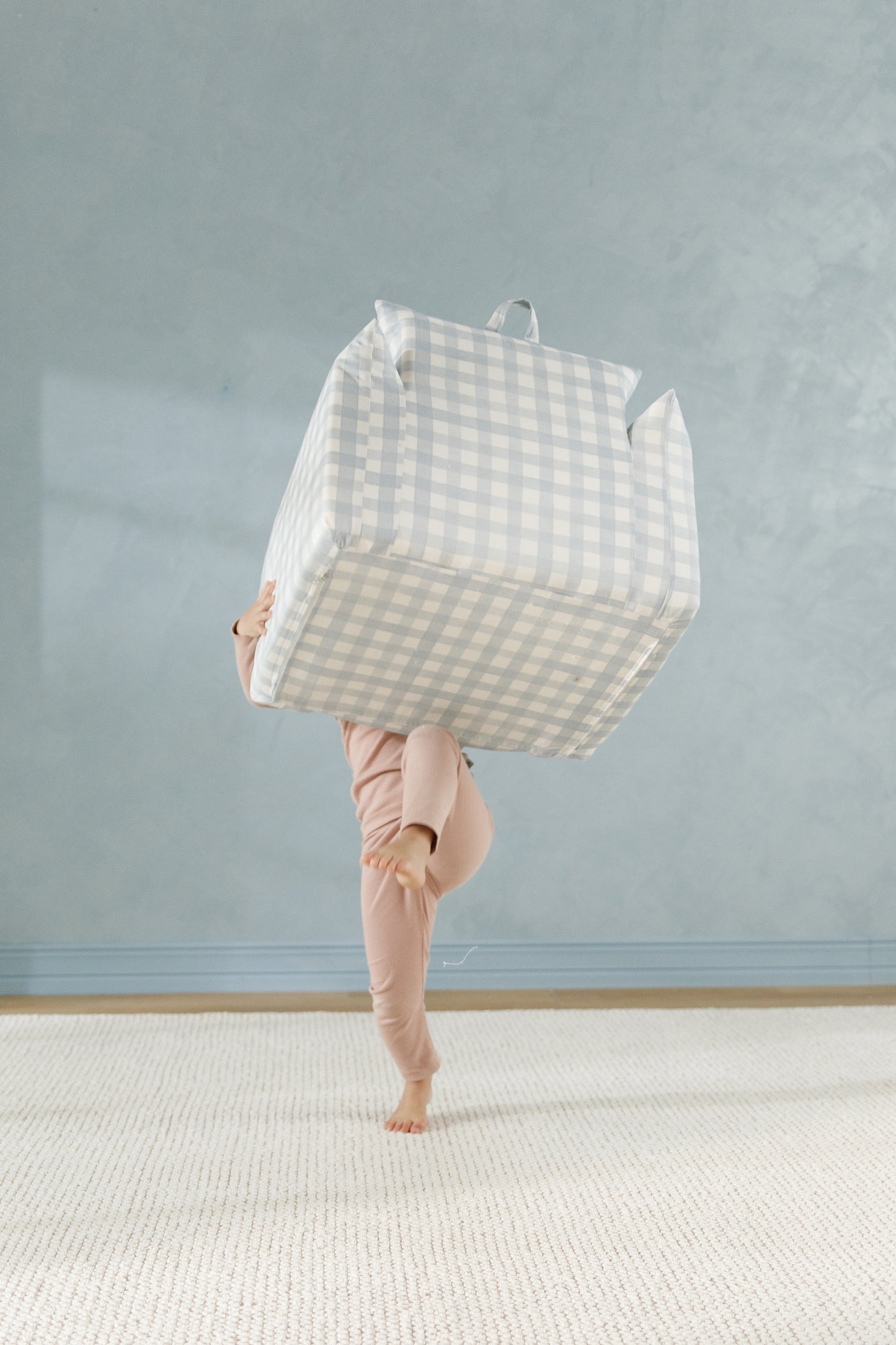 Gingham in Bluejay