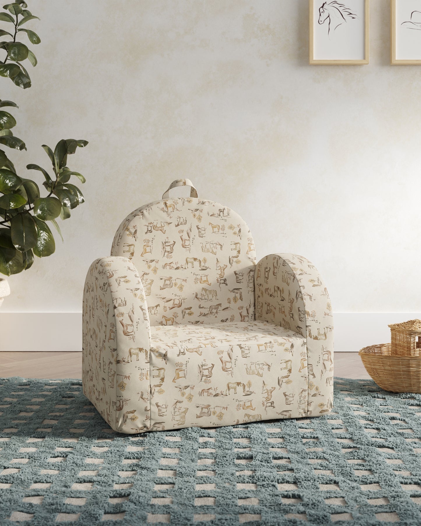 The Hop Mini Chair in Twill