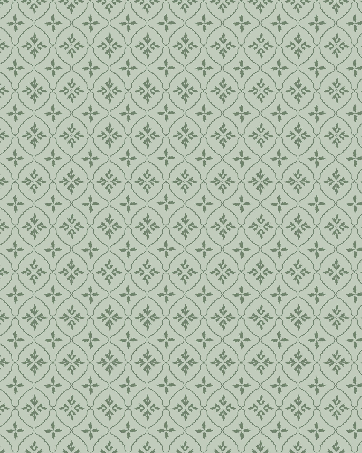 Hawthorn Leaf Wallpaper Sample