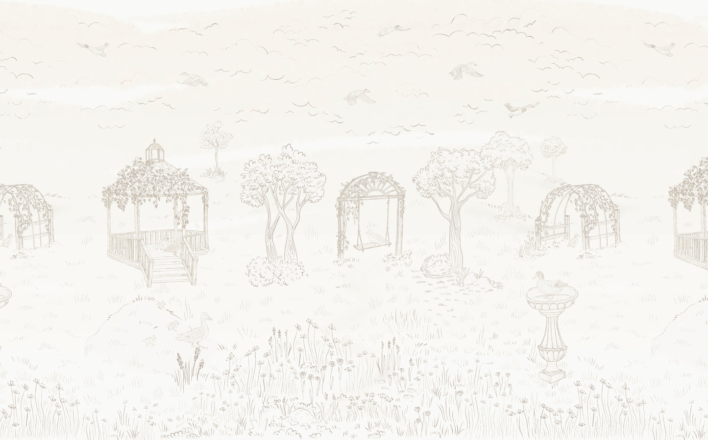 Secret Garden Wall Mural Sample