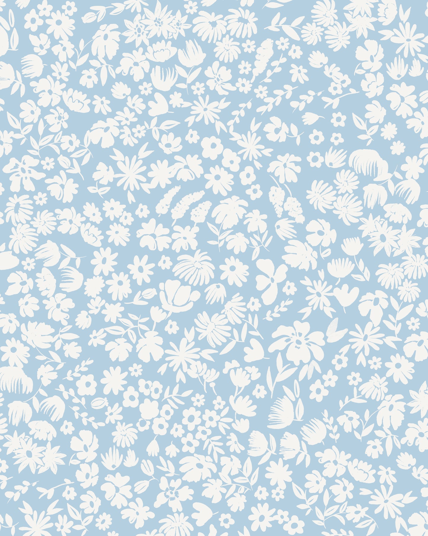 Forest Floral Wallpaper Sample