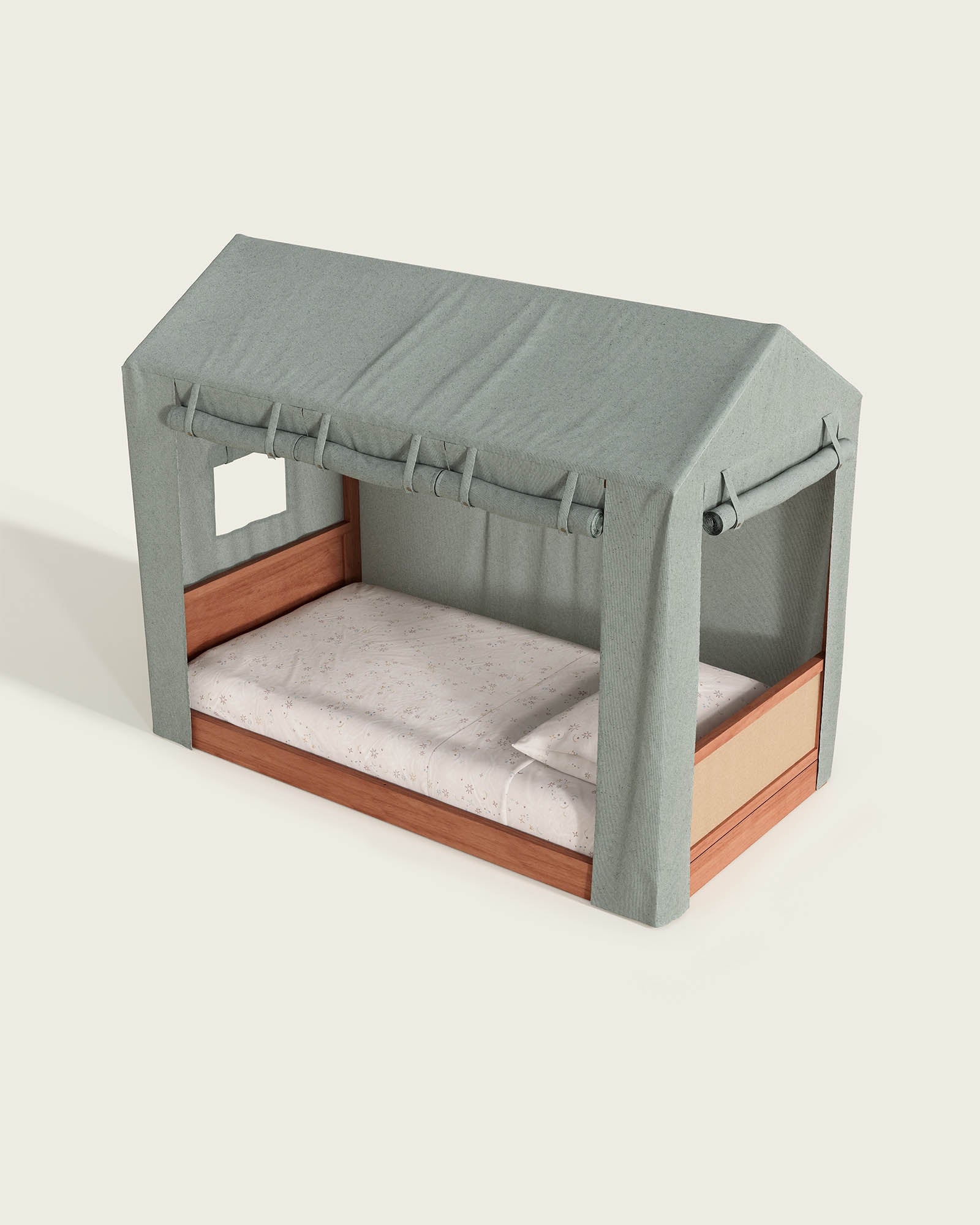 tent house bed Nestig Our House Play Tent, Sand, Wood