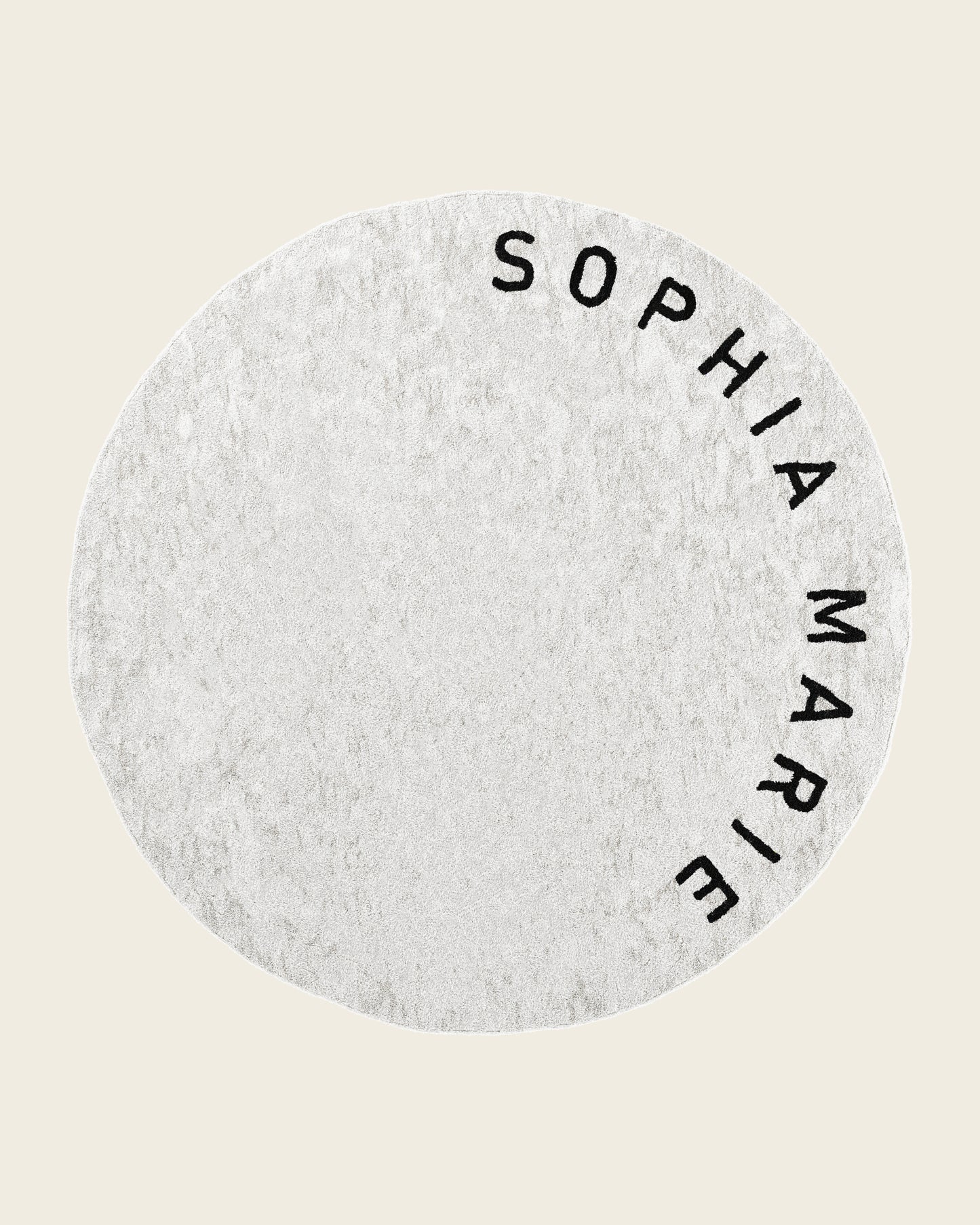 Customizable Circle Washable Rug