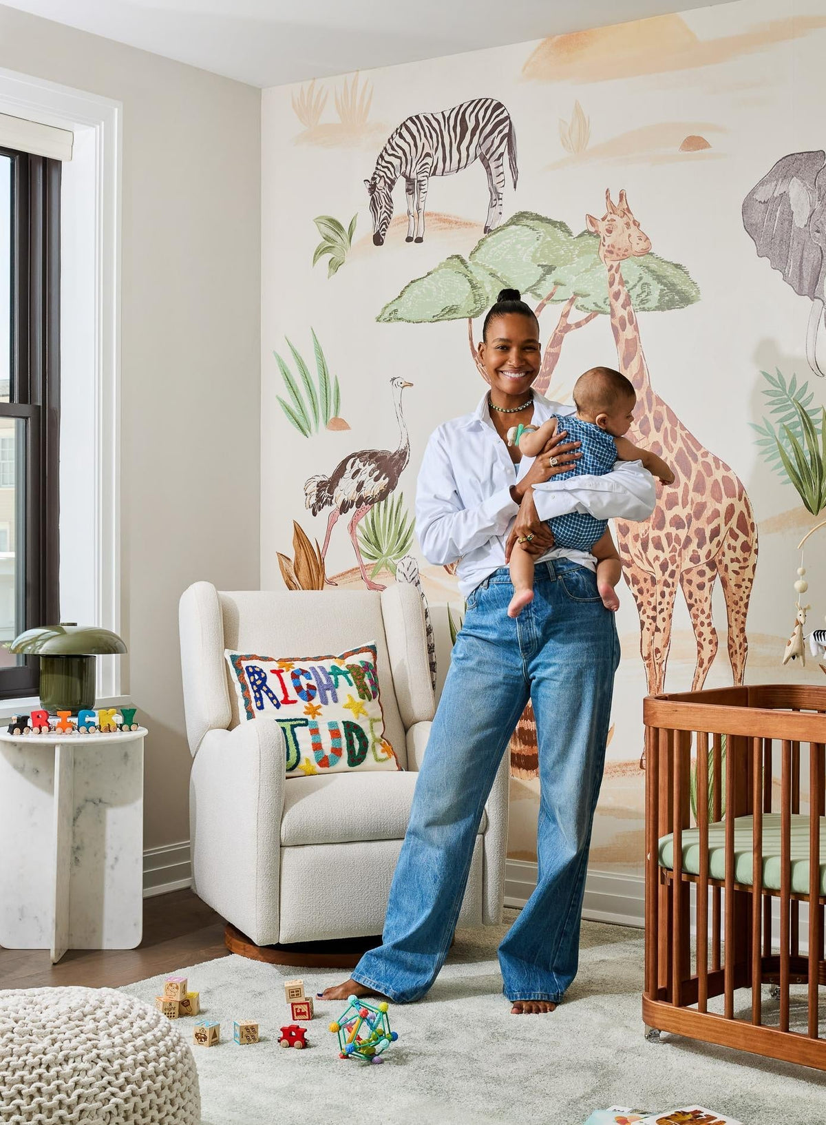 Inside Arlenis Sosa's Safari-Inspired Nursery