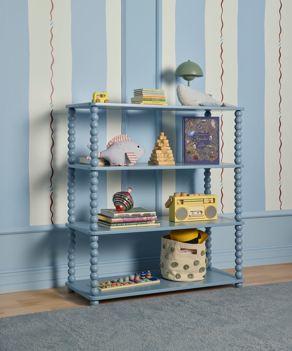 Nursery Shelf Styling Tips