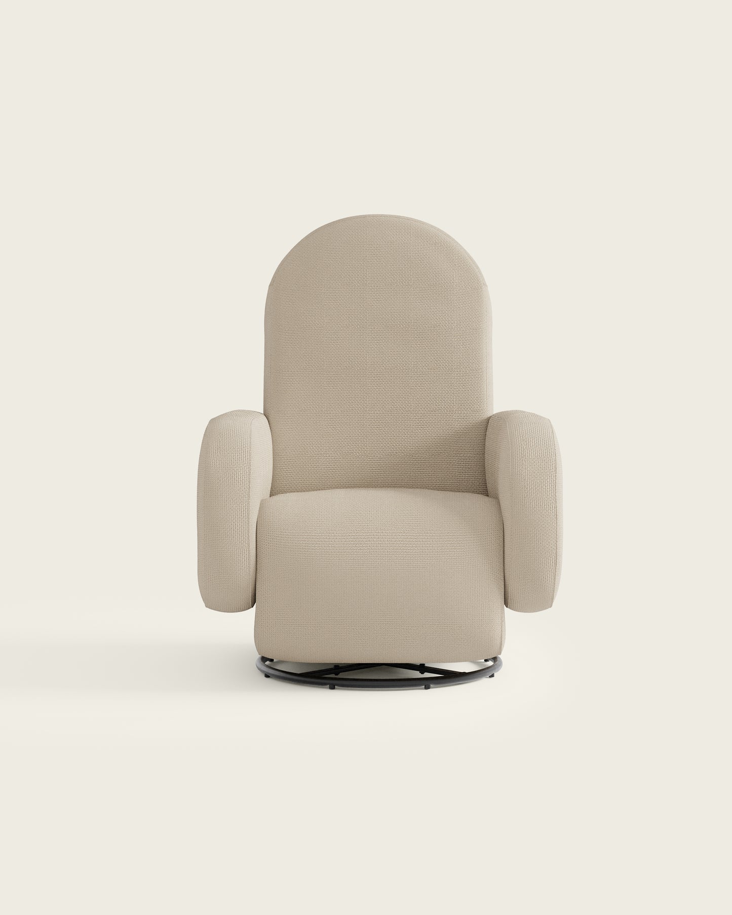 Birch Basketweave / Metal Base