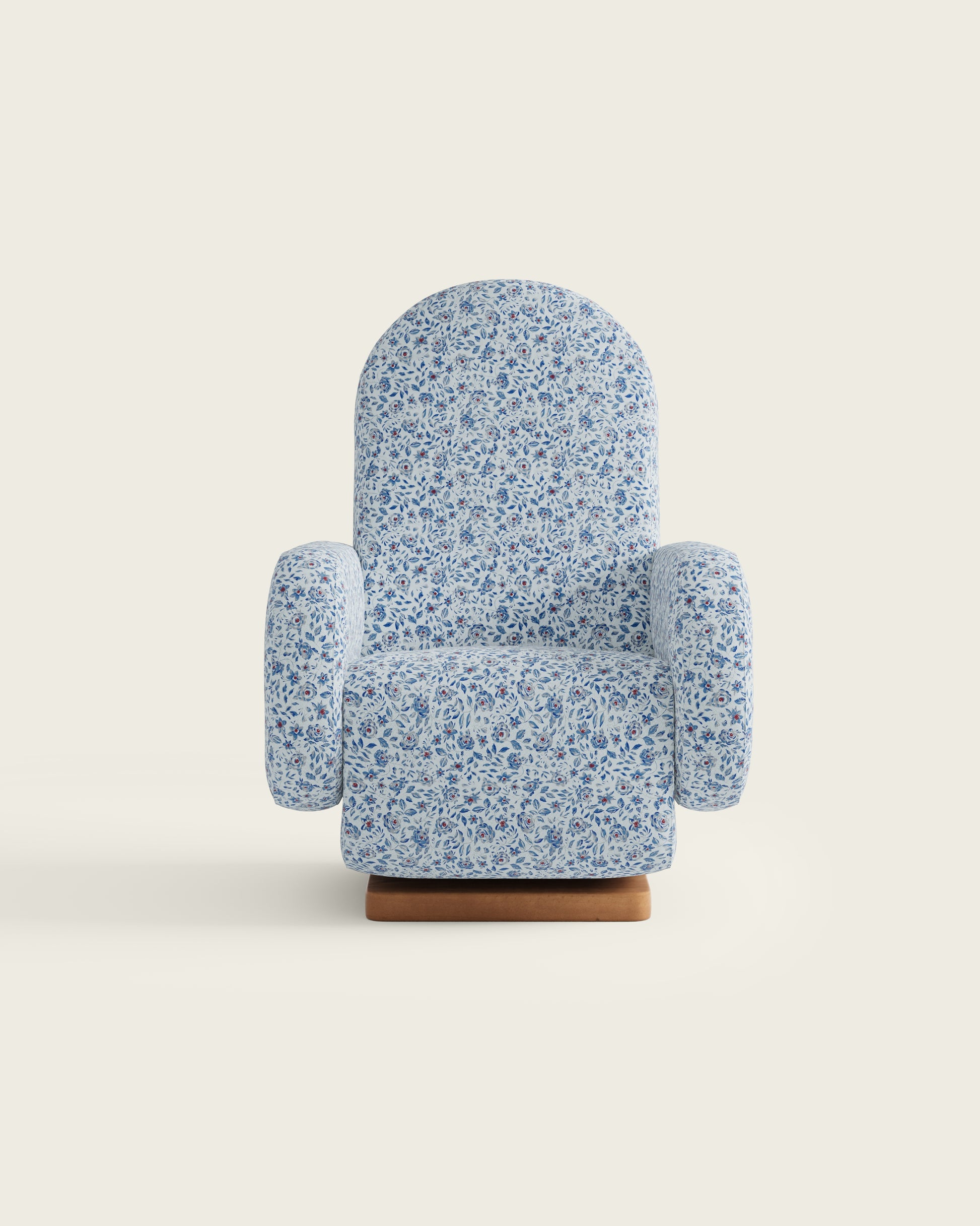Blue Rosecroft / Wood Base
