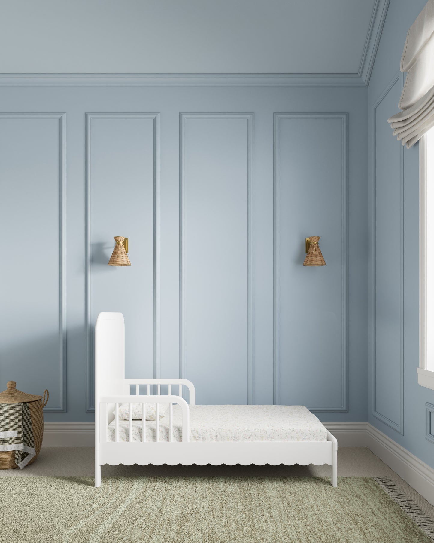 White / Bluebell Gingham