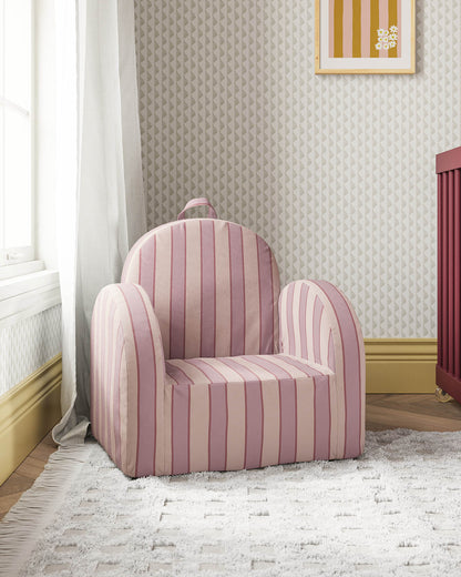 Trimmed Stripe in Mauve