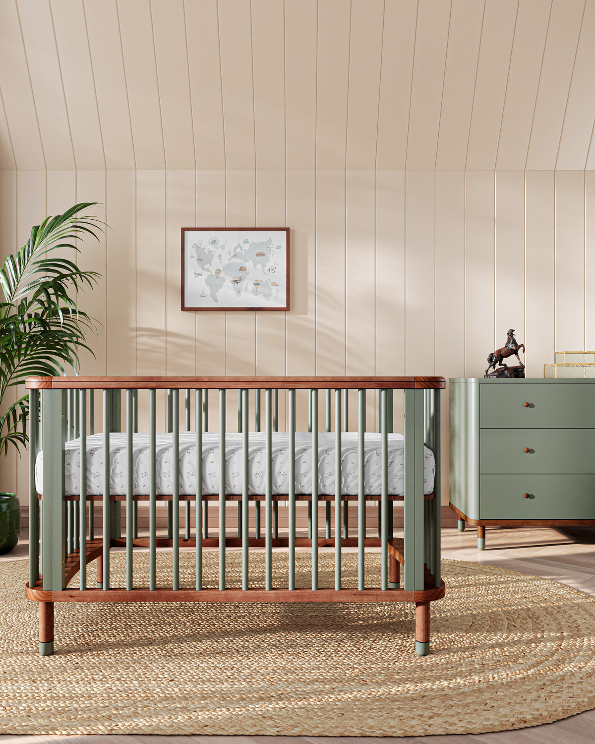 The Cloud Crib | Modern Convertible Crib | Nestig