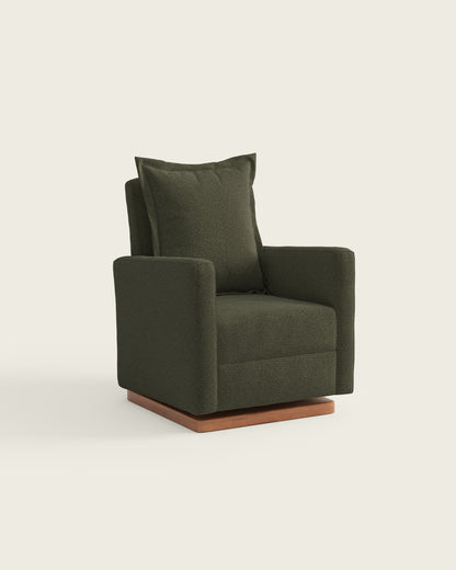 Eucalyptus Textured Weave / Wood Base