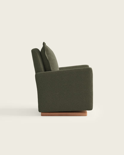 Eucalyptus Textured Weave / Wood Base