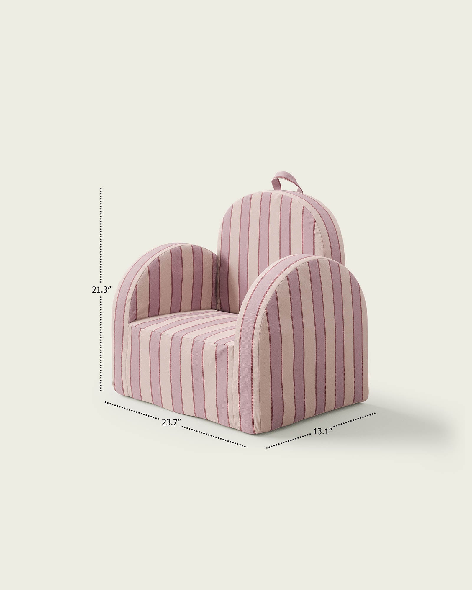 Trimmed Stripe in Mauve
