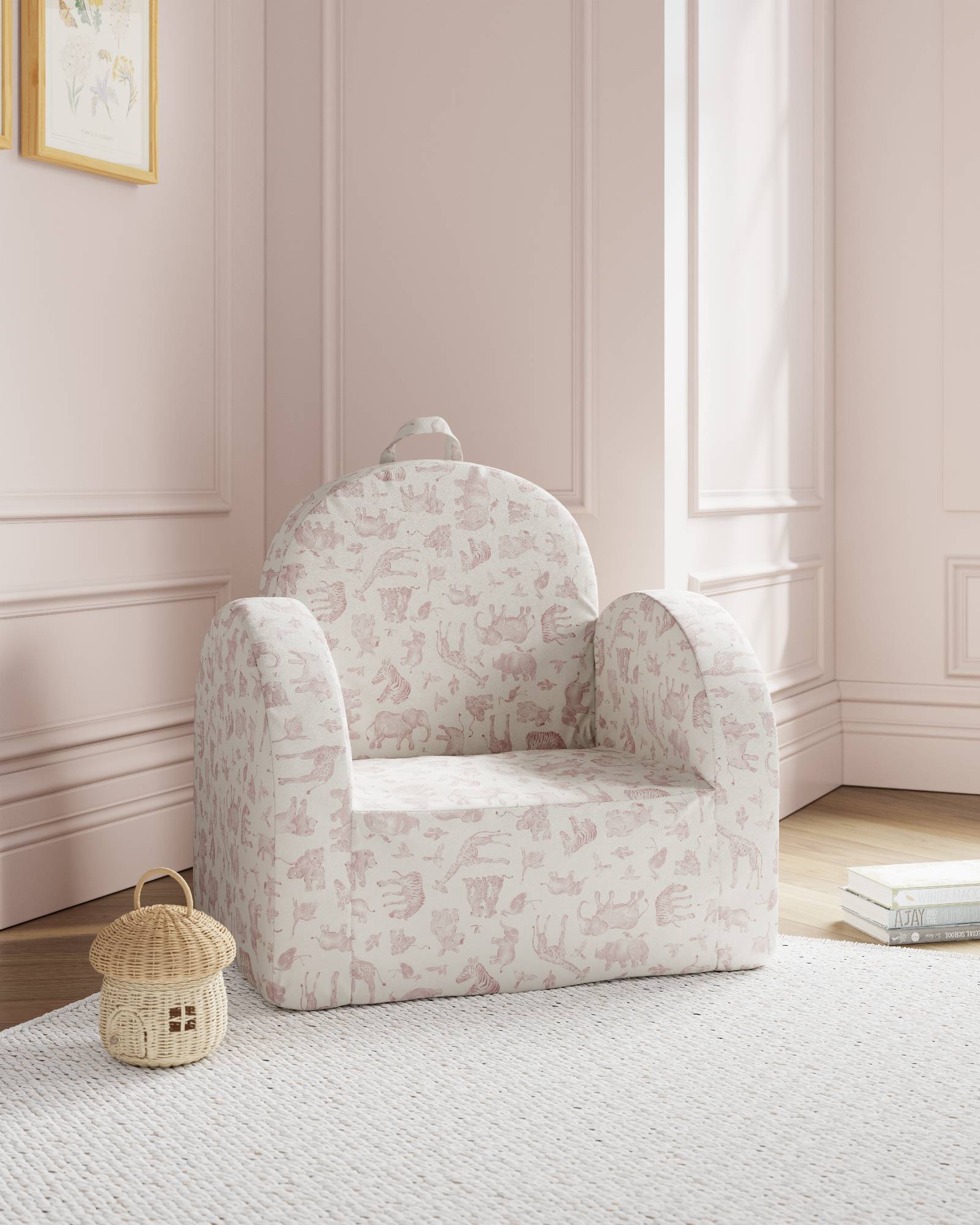 Watercolor Safari in Mauve