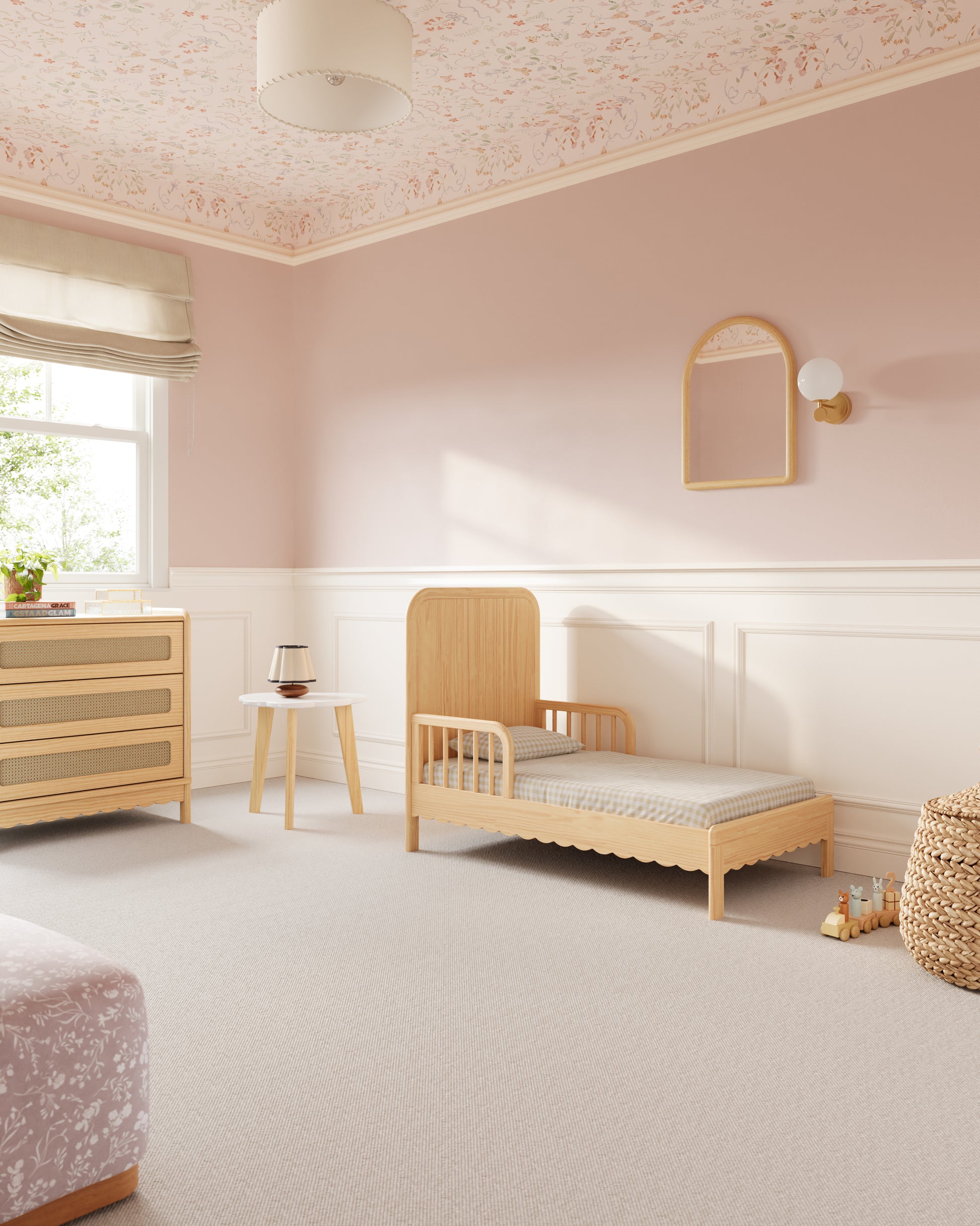 Natural Wood / Butterfly Garden