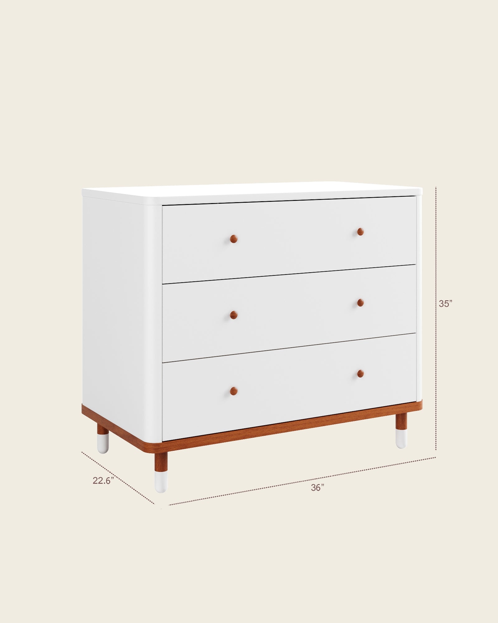 Nestig The Cloud 3 Drawer Assembled Changing Pad Dresser, Grove Green, Wood Nestig The Cloud 3 Drawer Assembled Changing Pad Dresser, Grove Green, Wood