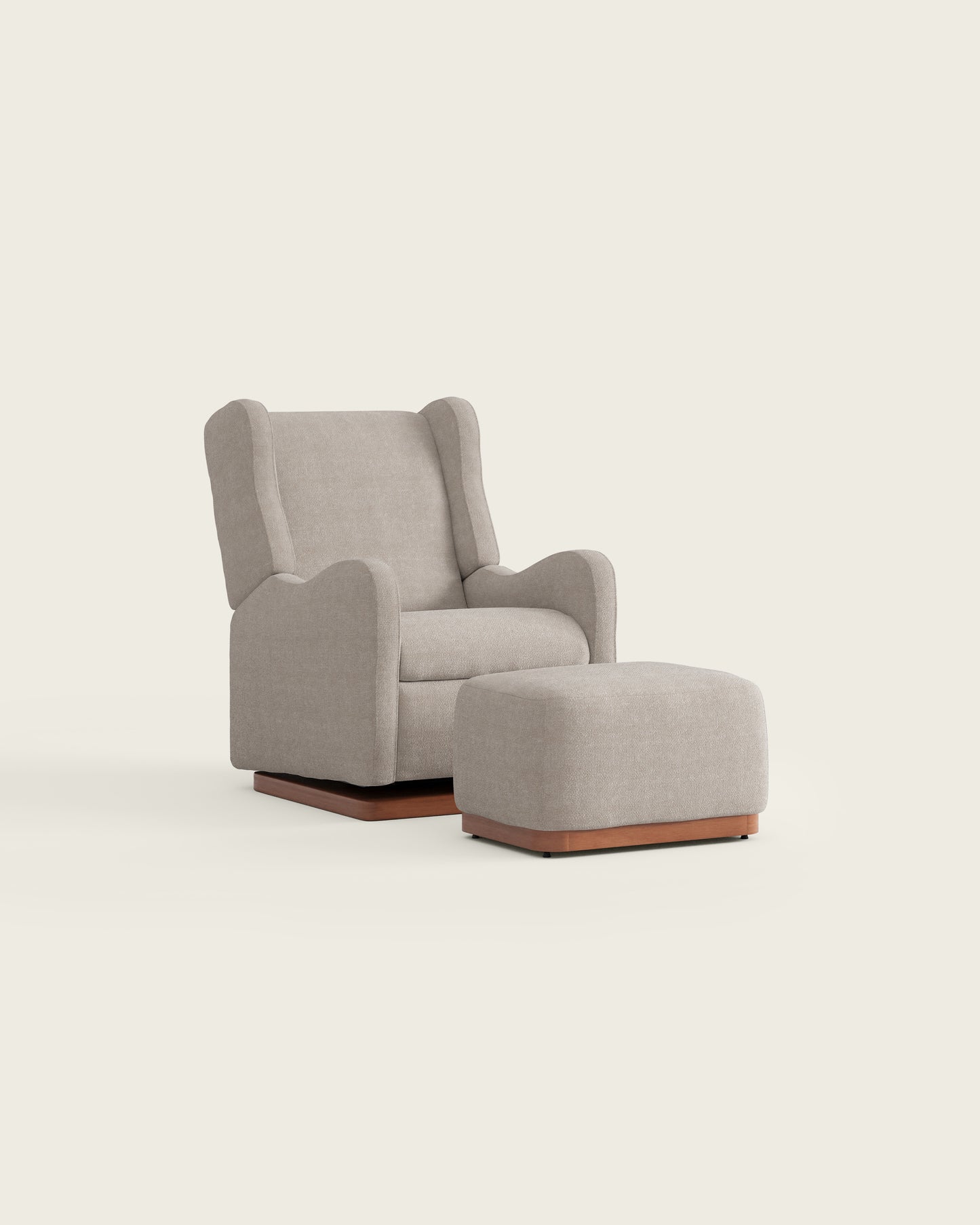 Birch Basketweave / Wood Base