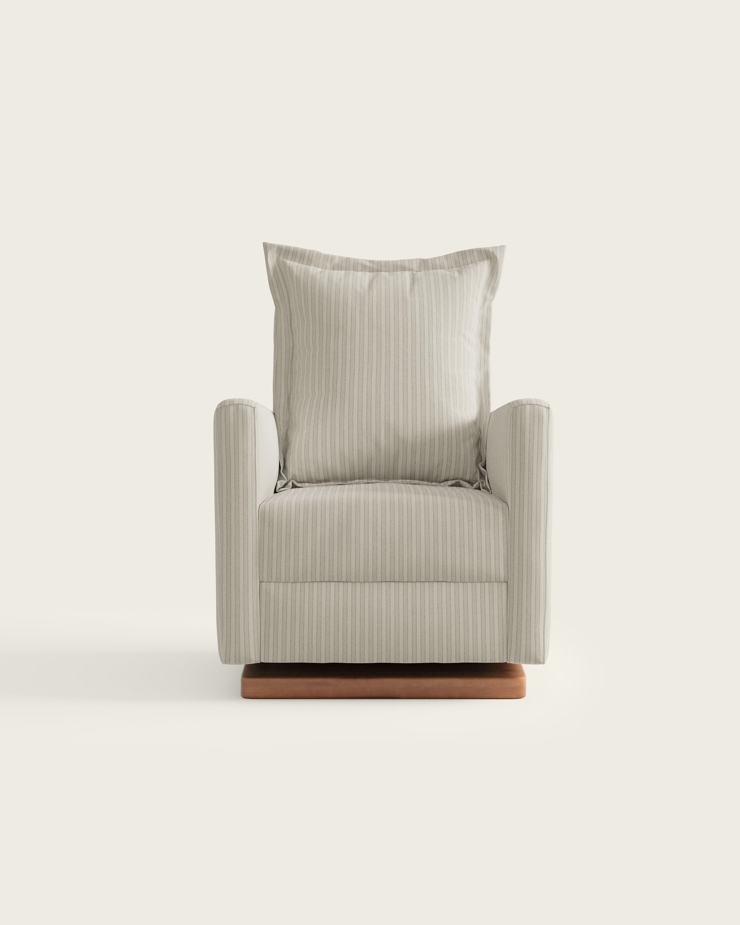 Pebble Stripe / Wood Base