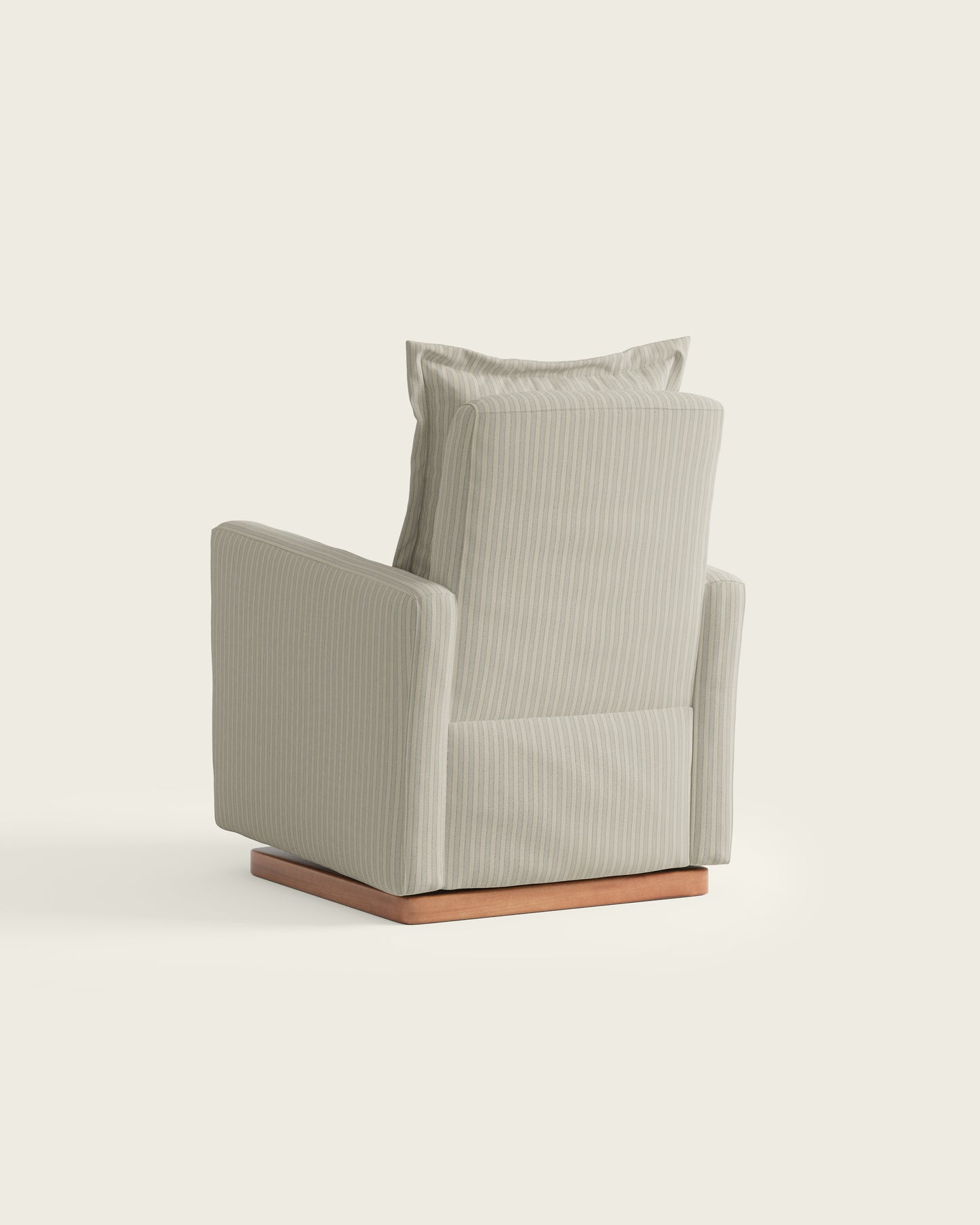 Pebble Stripe / Wood Base