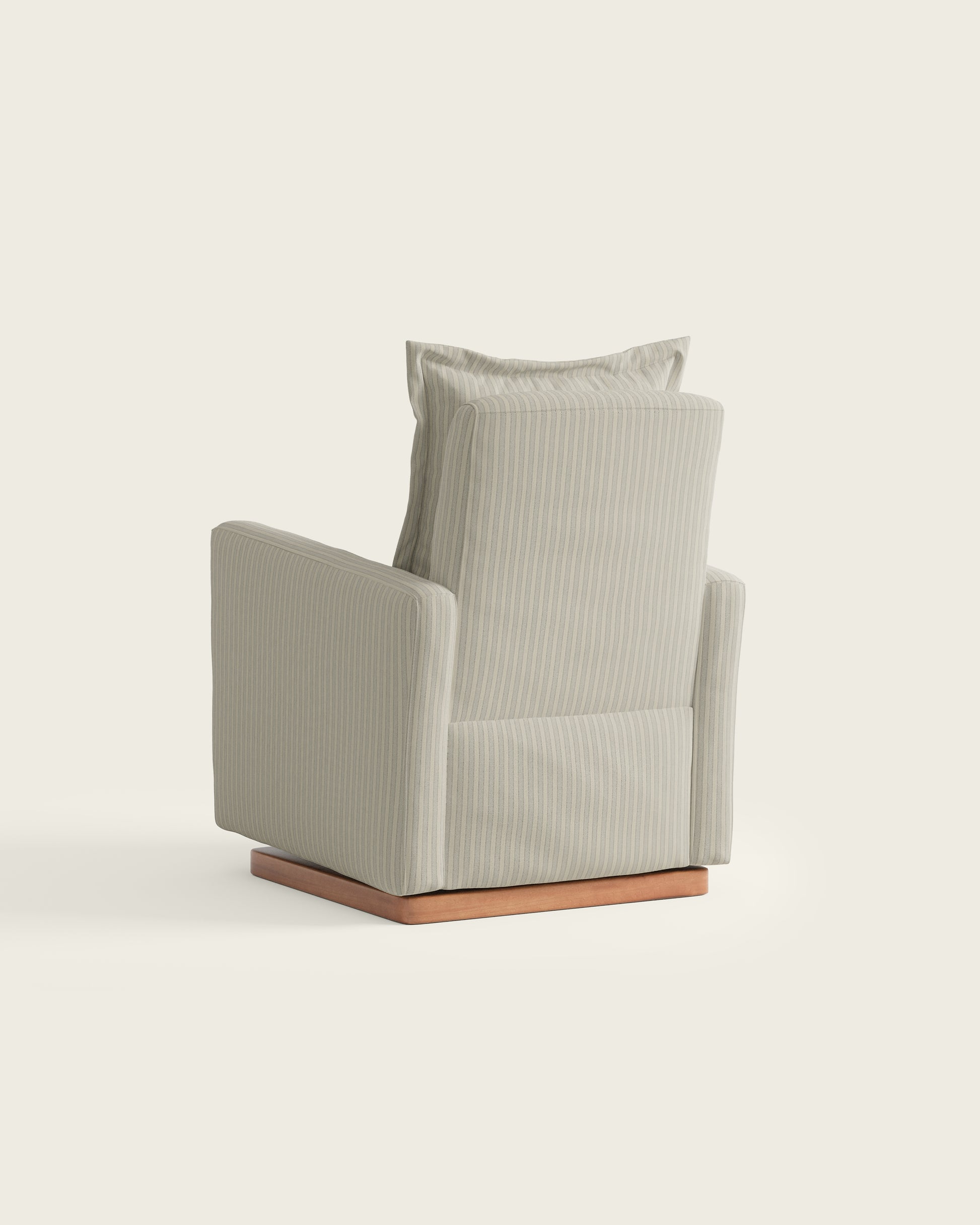 Pebble Stripe / Wood Base