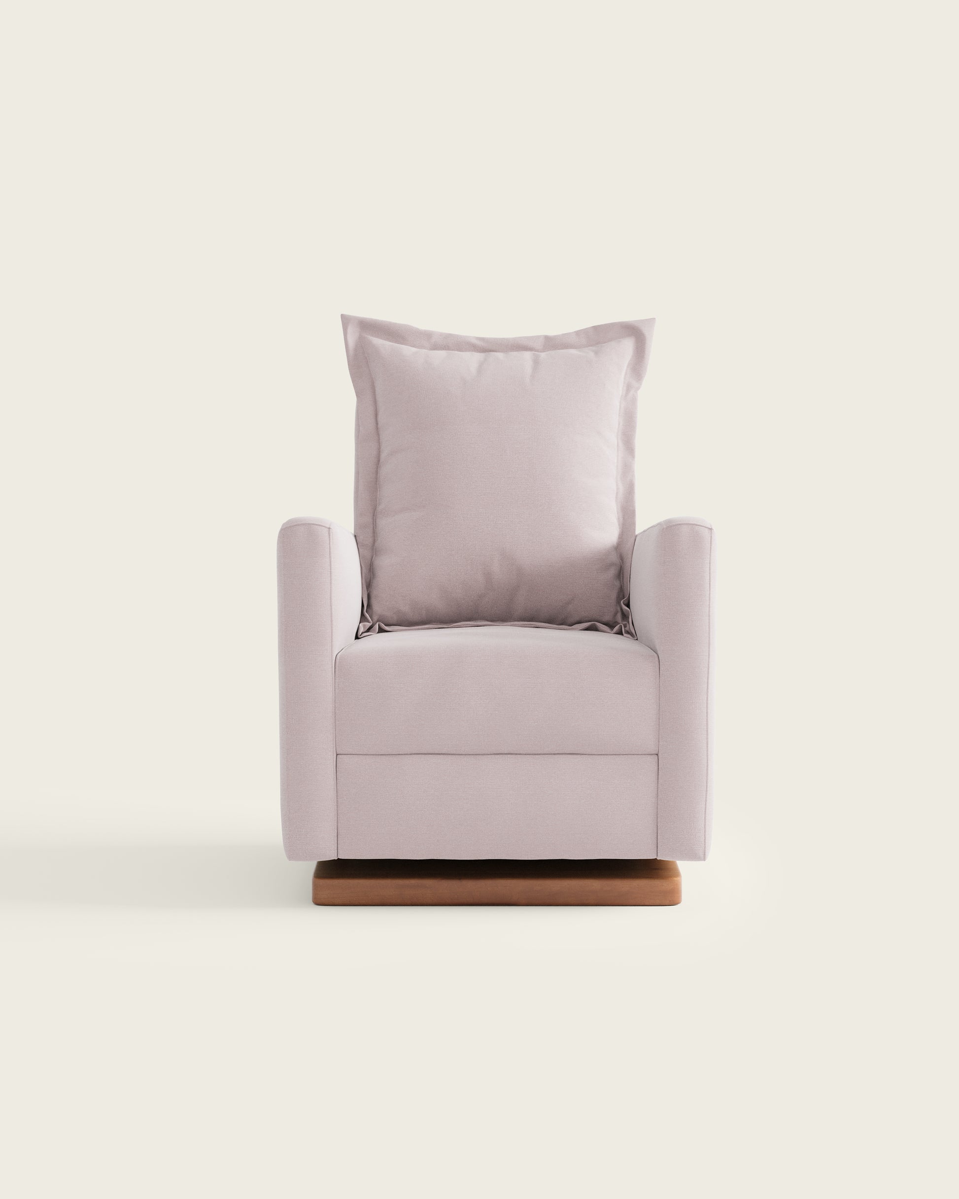 Peony Brushed Chenille / Wood Base