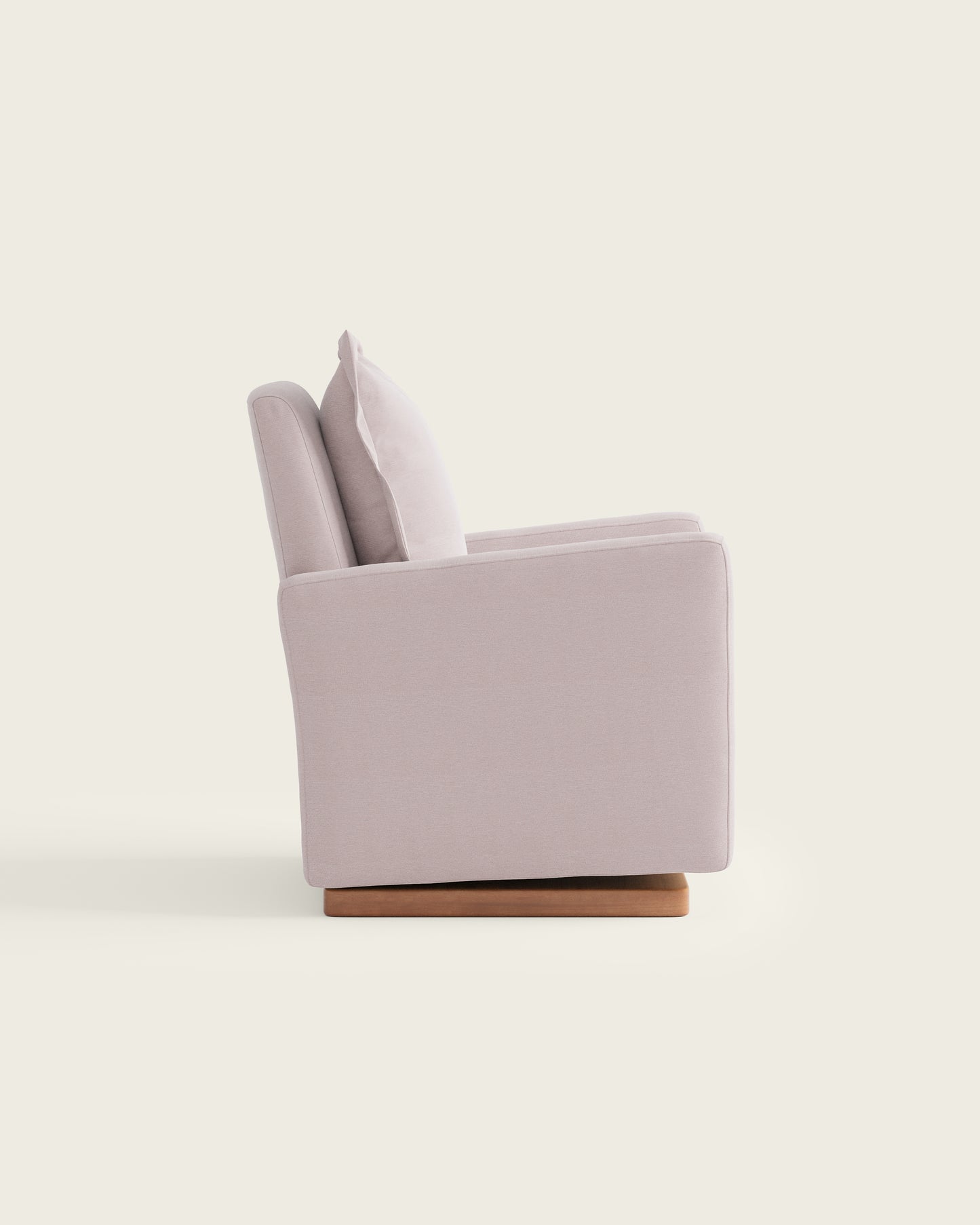 Peony Brushed Chenille / Wood Base