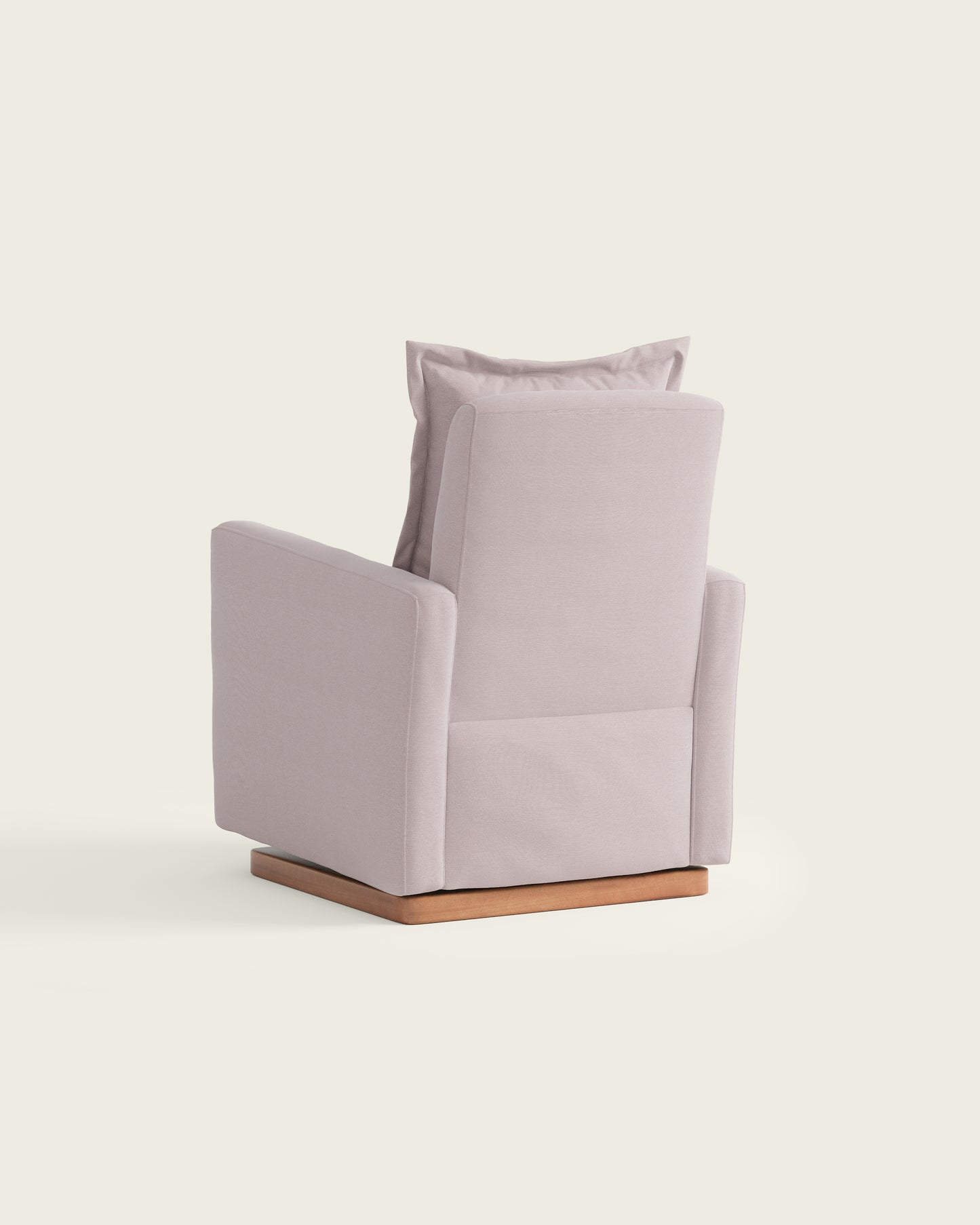 Peony Brushed Chenille / Wood Base