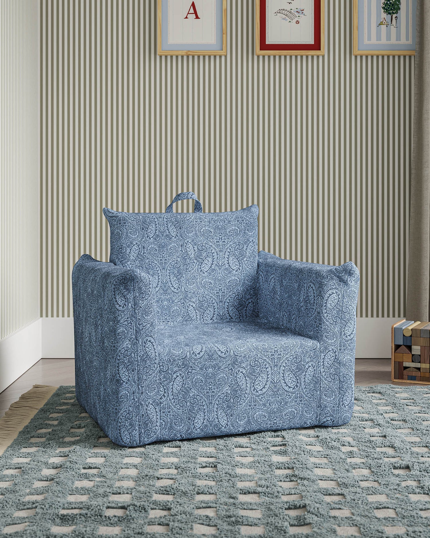 Paisley in Bluebell