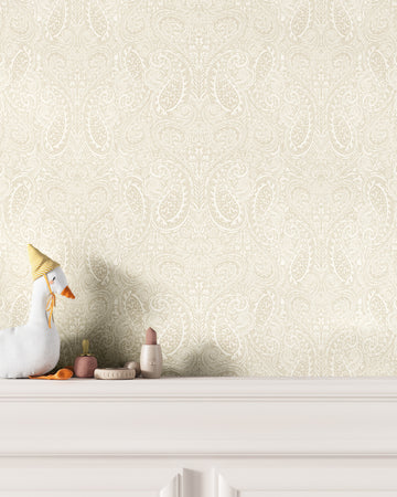 Soft Paisley Wallpaper