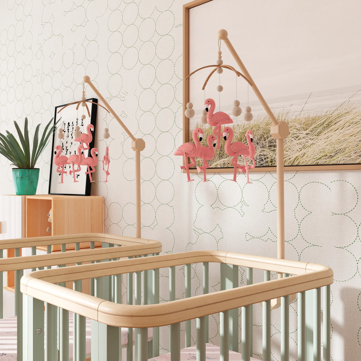 Twin nursery set up sales