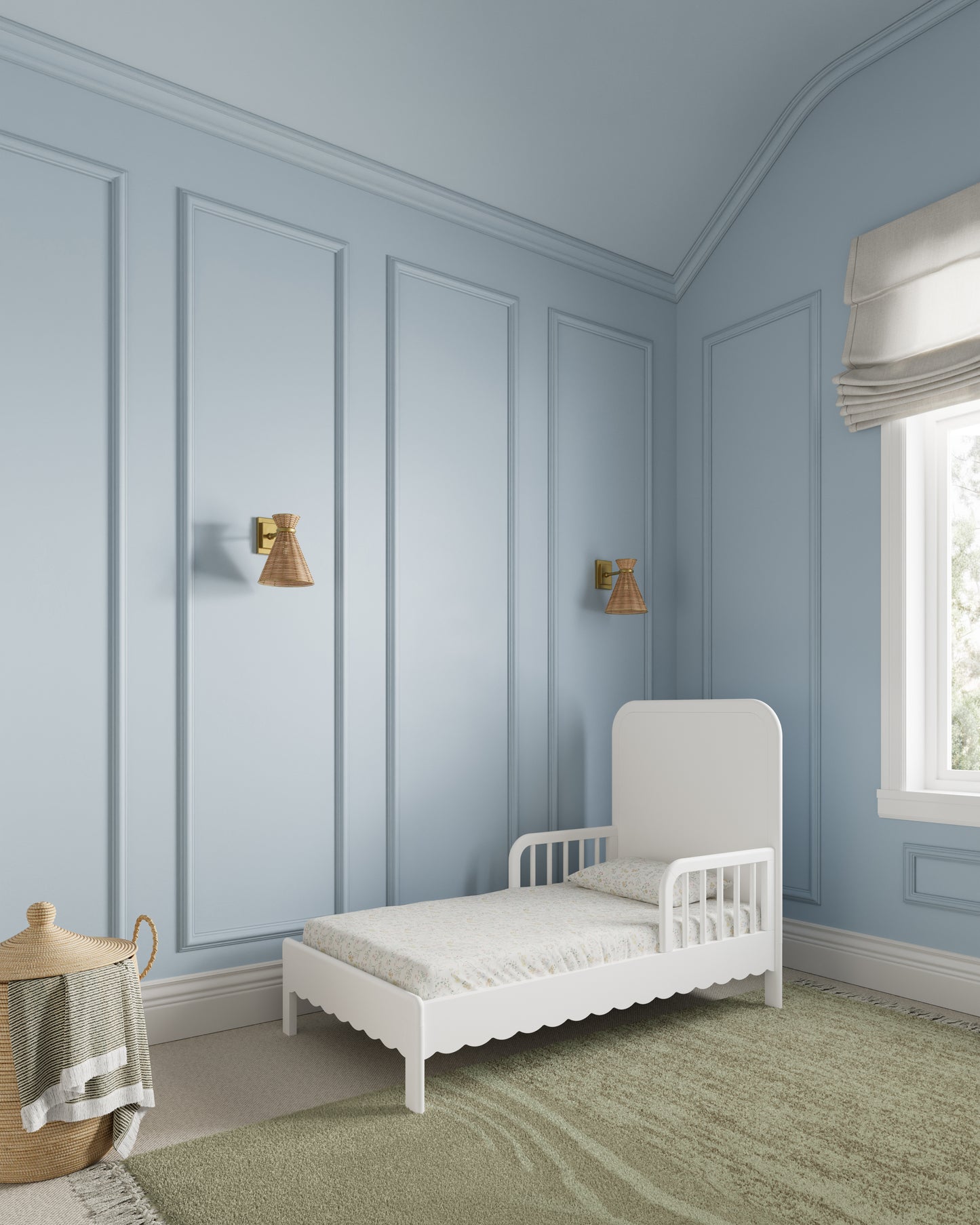 White / Bluebell Gingham