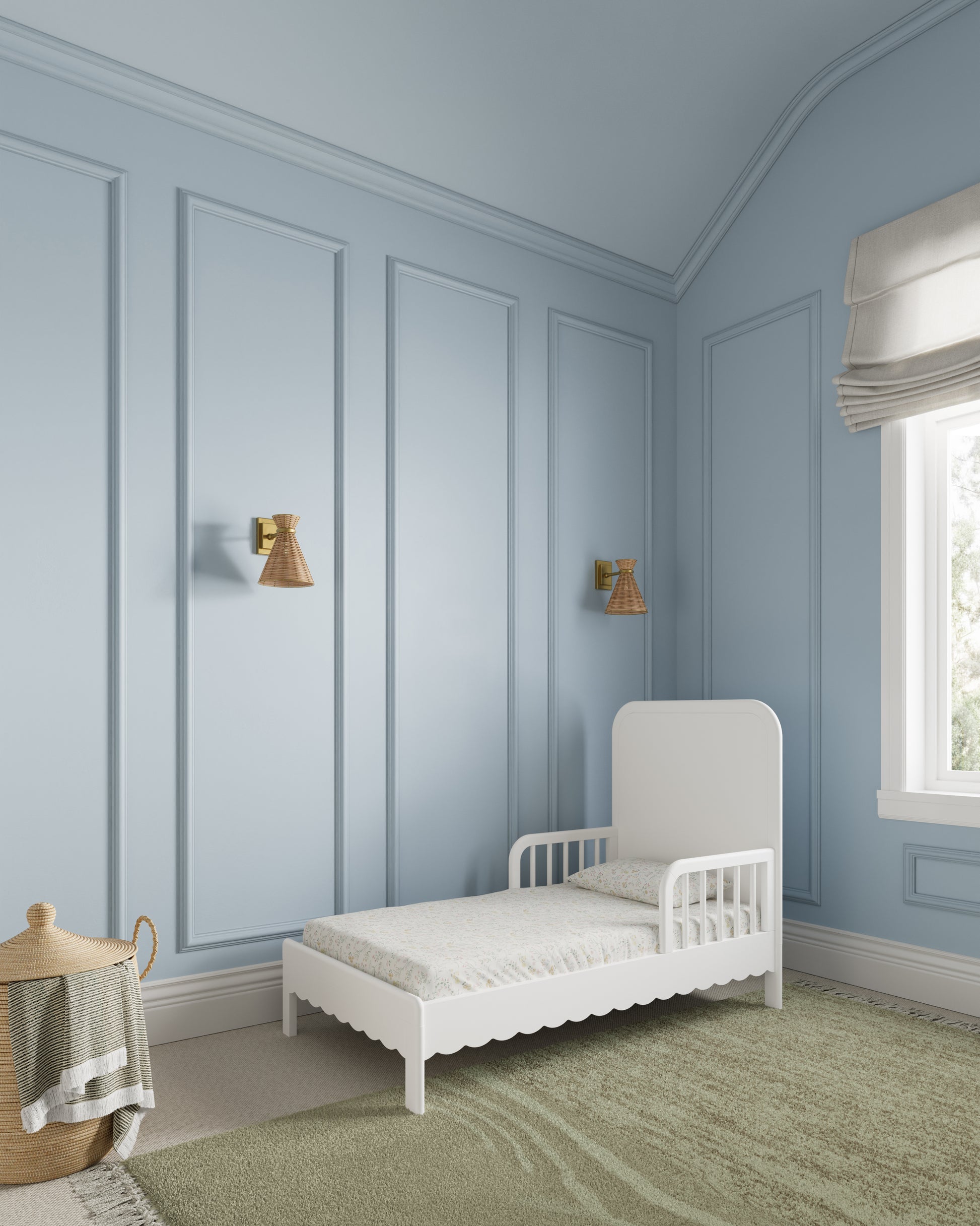 White / Bluebell Gingham