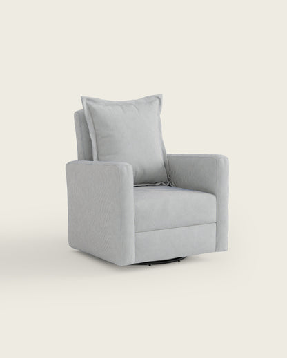 Bluebell Ticking Stripe / Metal Base