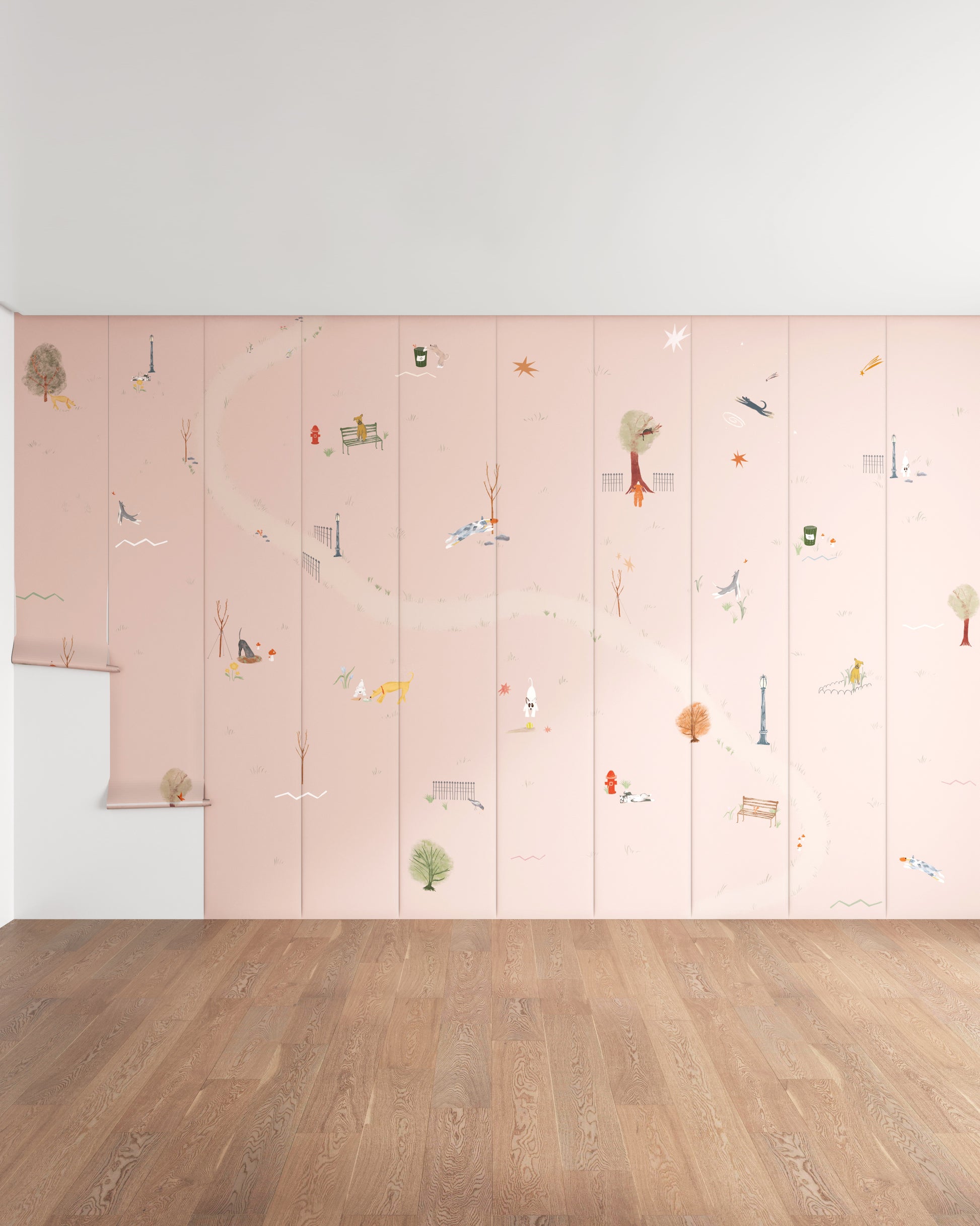 Peony / 10 Panels (16.07 ft W x 10 ft H)