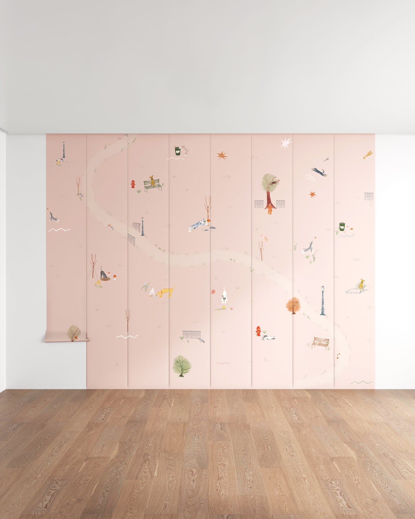 Peony / 8 Panels (12.8 ft W x 10 ft H)