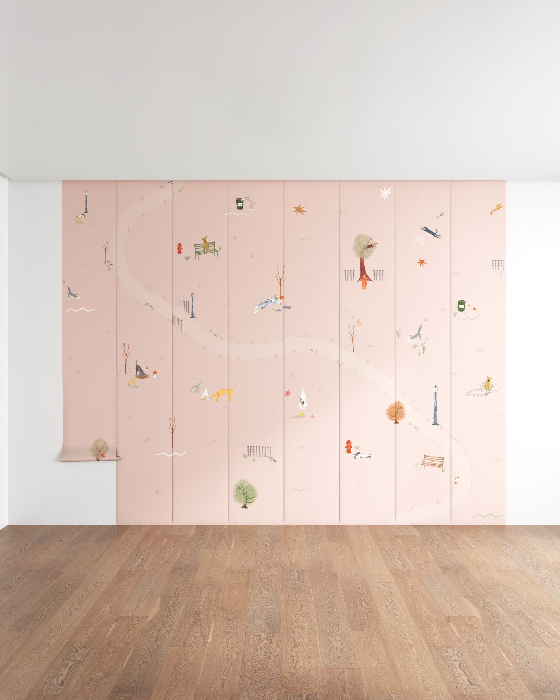 Peony / 8 Panels (12.8 ft W x 10 ft H)