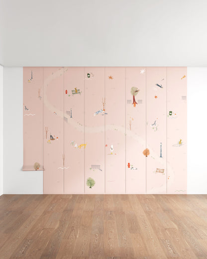 Peony / 8 Panels (12.8 ft W x 10 ft H)