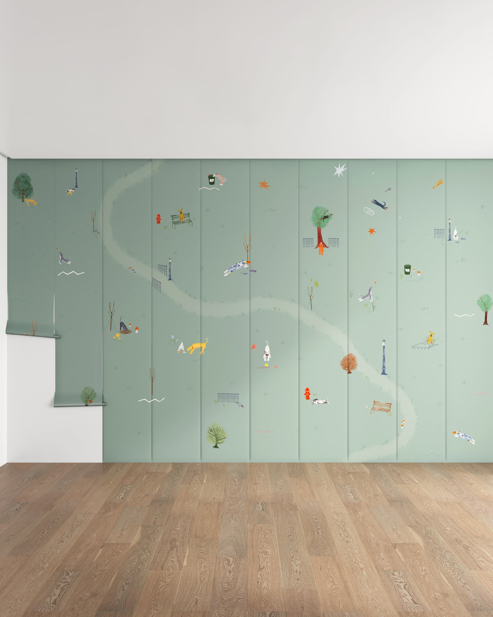 Mint / 10 Panels (16.07 ft W x 10 ft H)