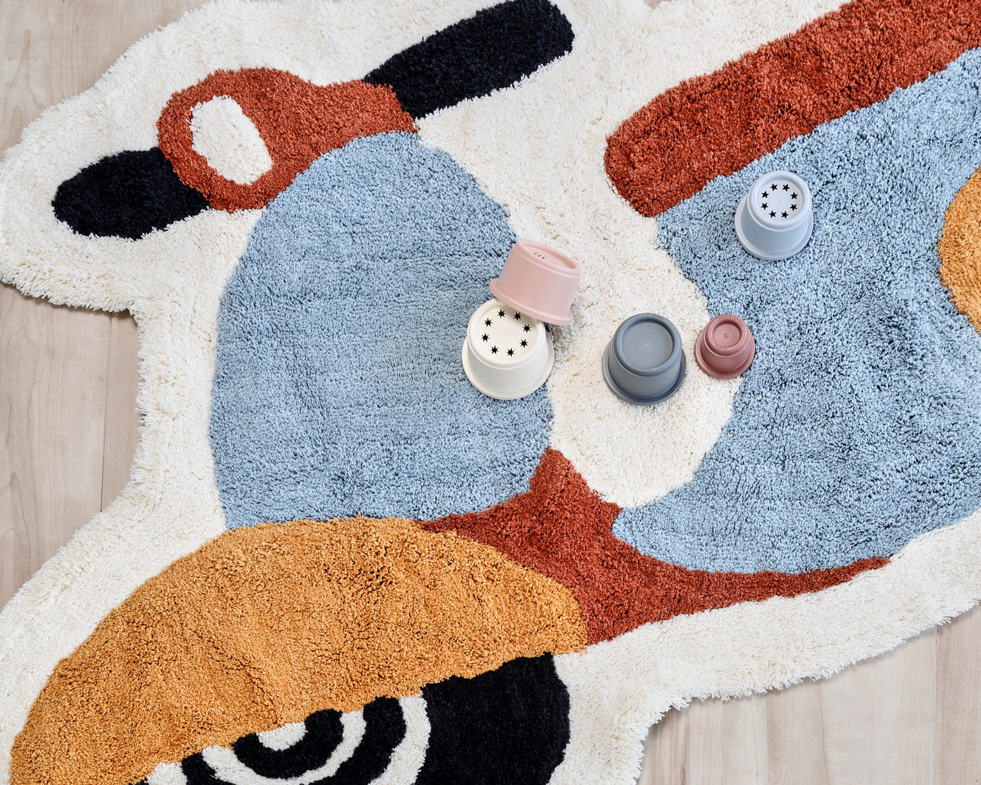 Route Rug | Organic Cotton Washable Rug | Nestig