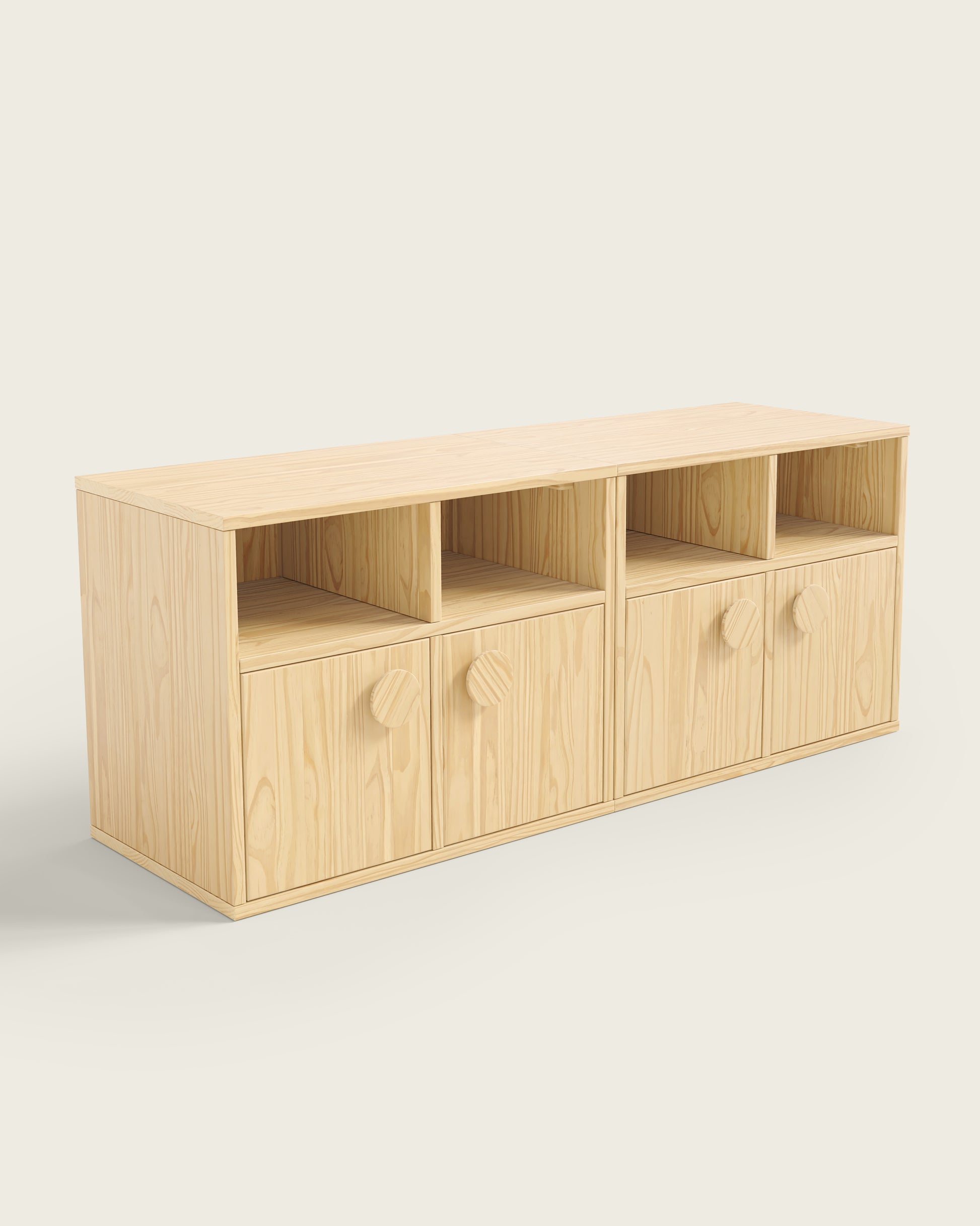 Natural Wood / Set of 2