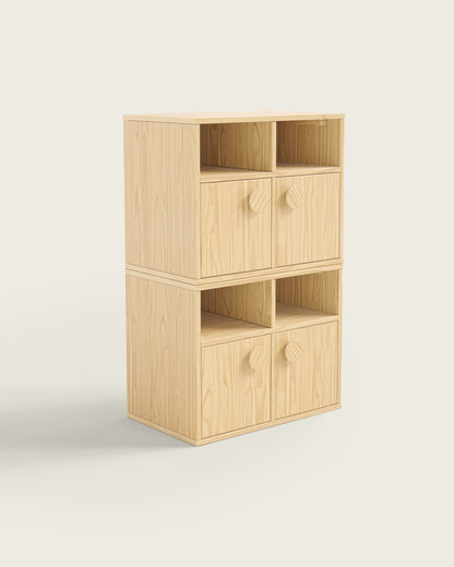 Natural Wood / Set of 3