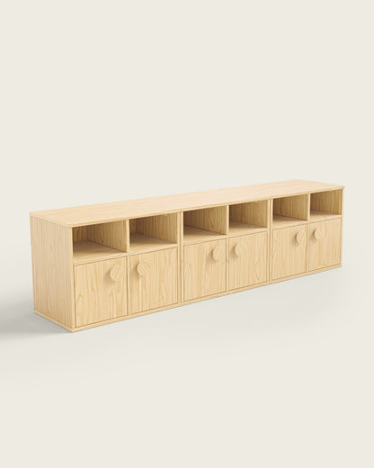 Natural Wood / Set of 3