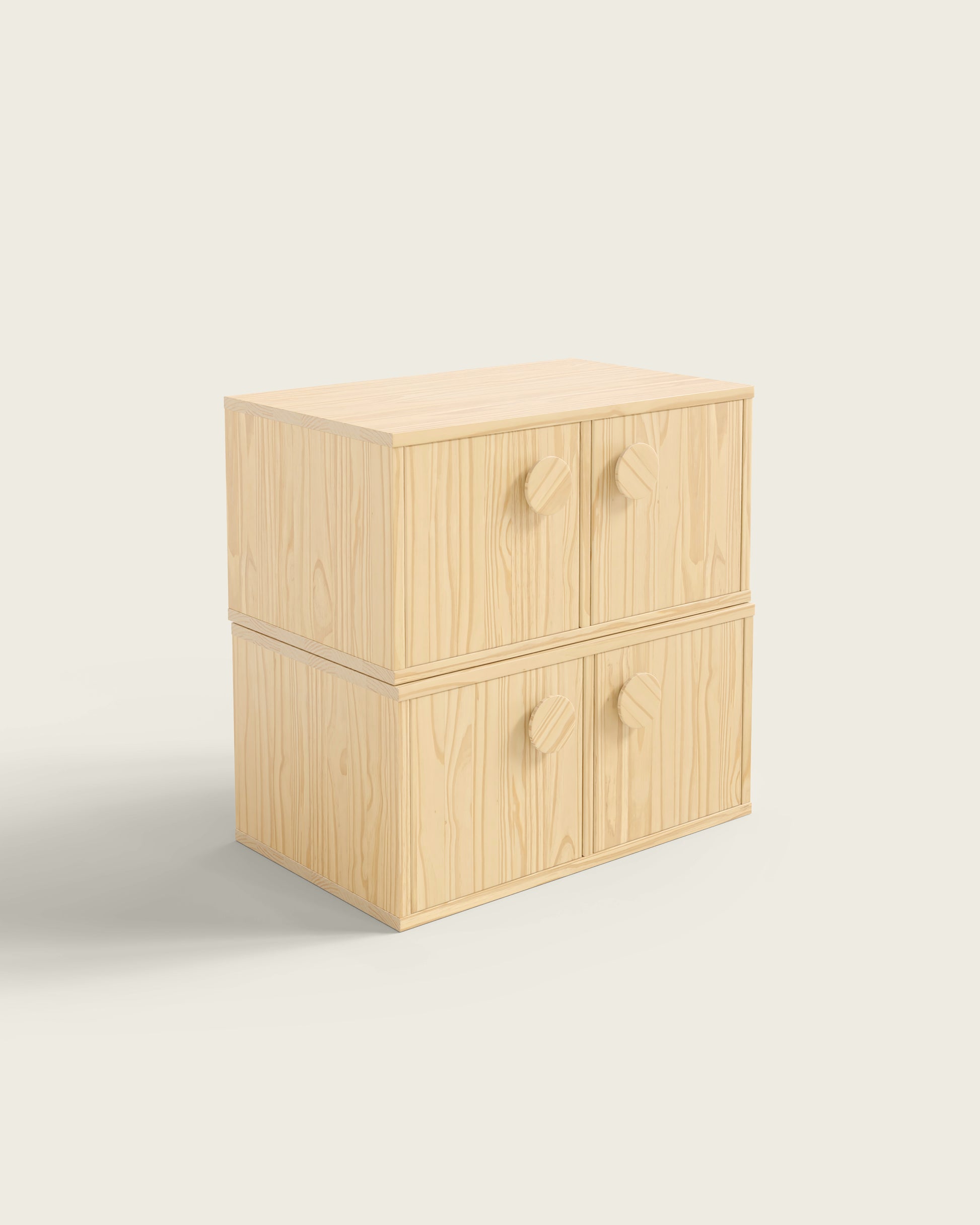Natural Wood / Set of 2