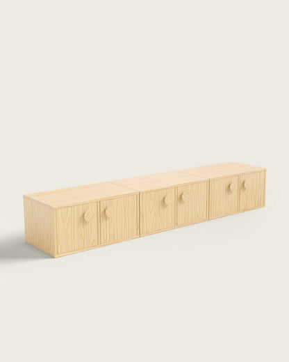 Natural Wood / Set of 3