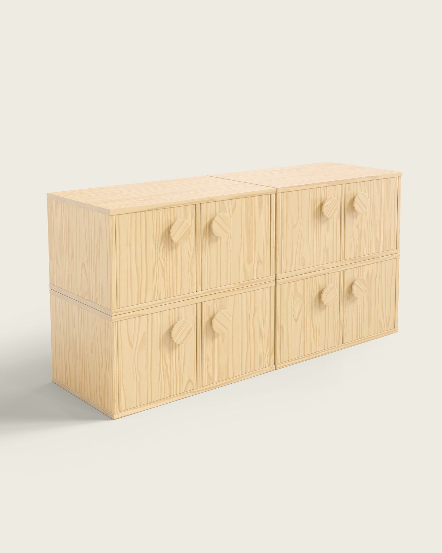 Natural Wood / Set of 4