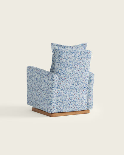 Blue Rosecroft / Wood Base