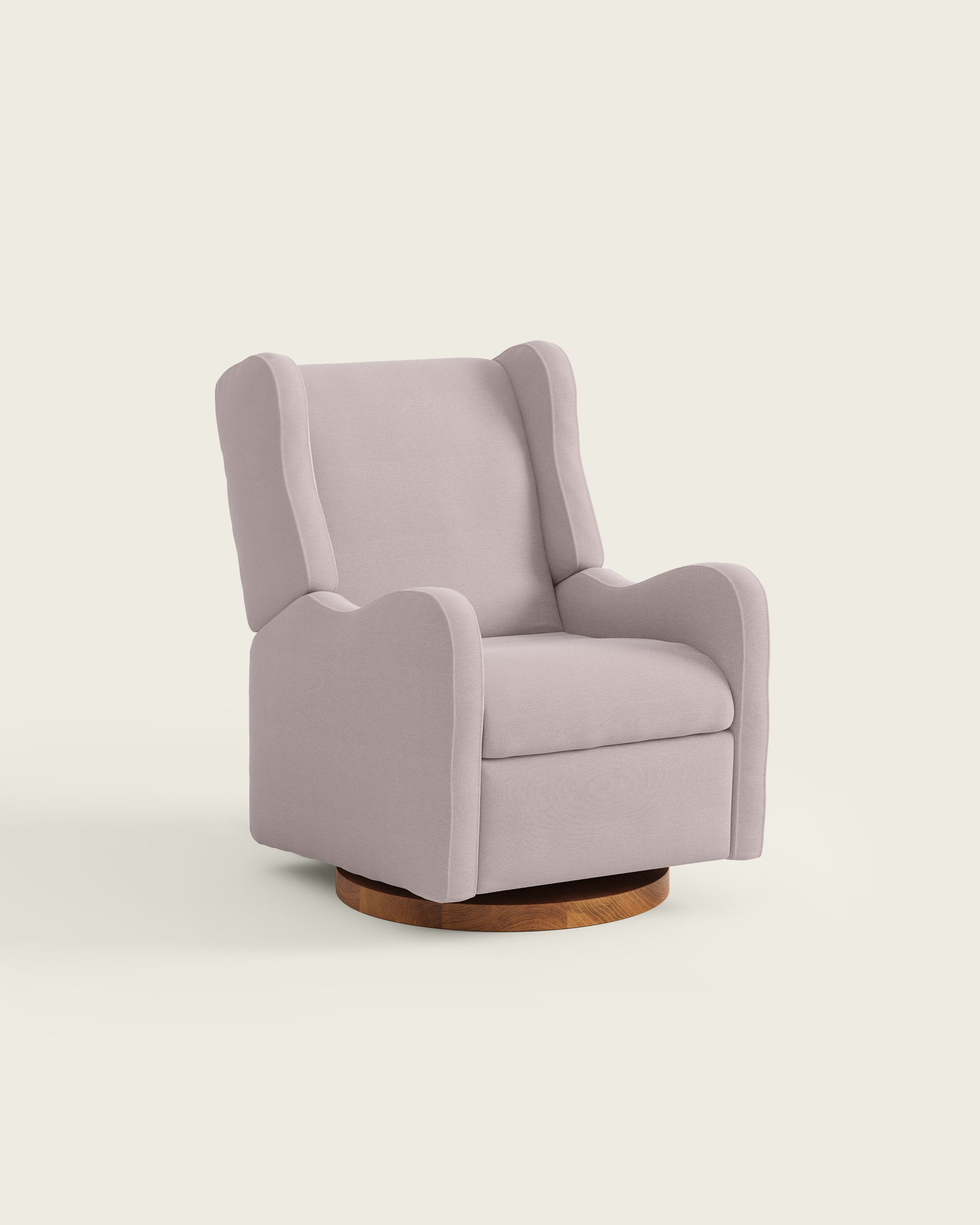 Peony Brushed Chenille / Wood Base